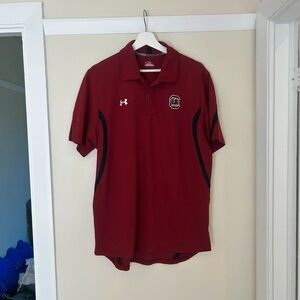 Under Armour Men's Burgundy Polo Shirt